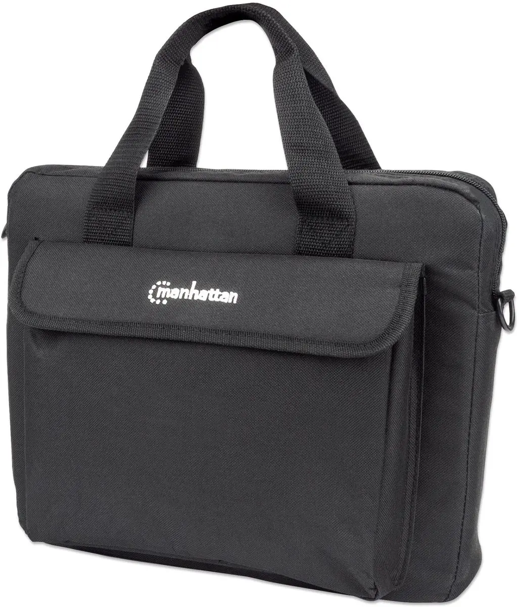 Manhattan 439862 notebooktas 31,8 cm (12.5") Documententas Zwart