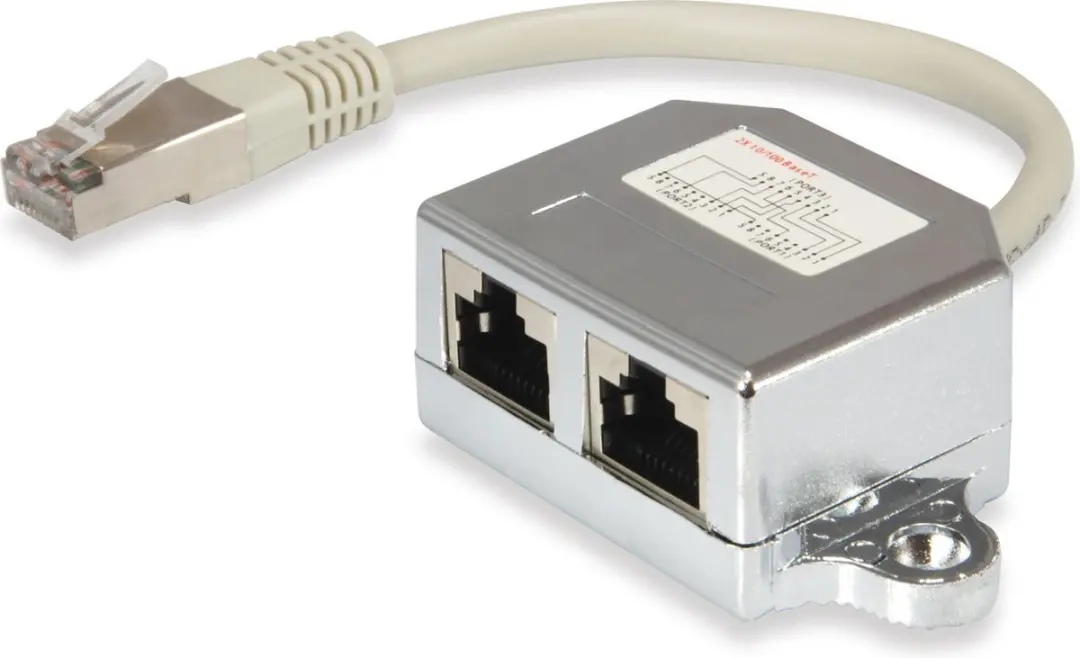 Equip 127608 network splitter Zilver
