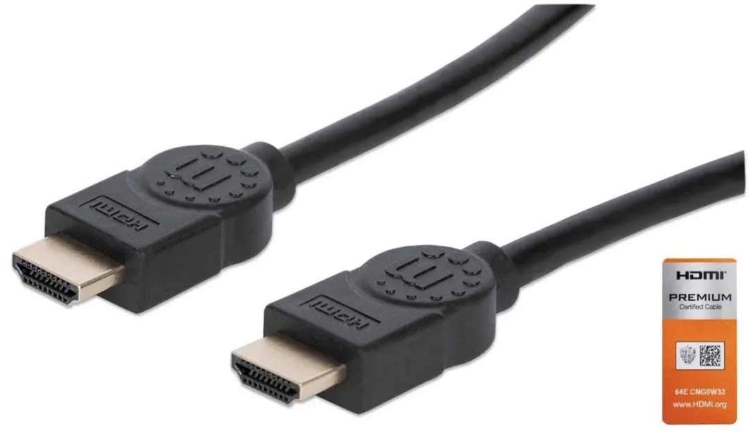 Manhattan 355360 HDMI kabel 5 m HDMI Type A (Standaard) Zwart