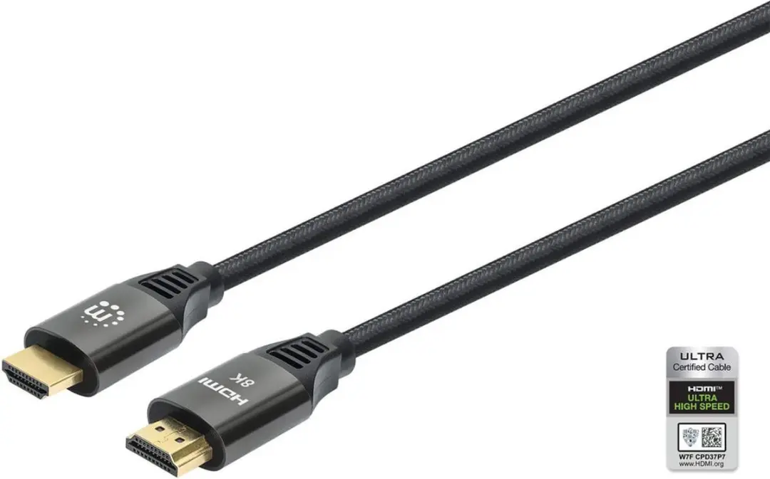 Manhattan 355933 HDMI kabel 1 m HDMI Type A (Standaard) Zwart