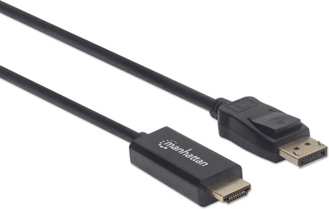 Manhattan 152662 DisplayPort naar HDMI Adapterkabel 1m - Zwart