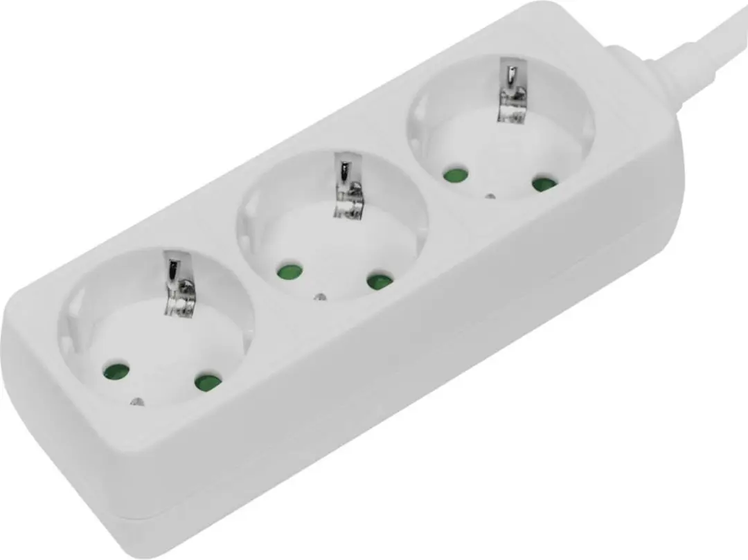 Logilink Stekkerdoos 3 Contacten - 1,4m Wit