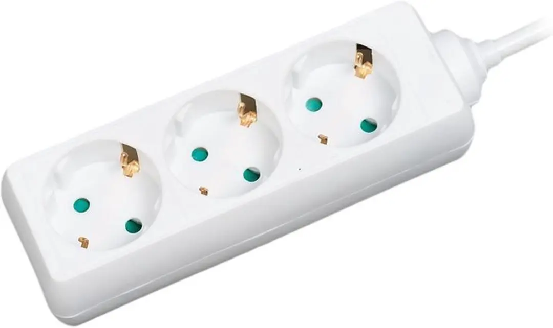 Logilink Stekkerdoos 3 Contacten - 1,4m Wit