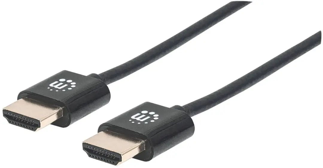 Manhattan 394369 HDMI kabel 1,8 m HDMI Type A (Standaard) Zwart
