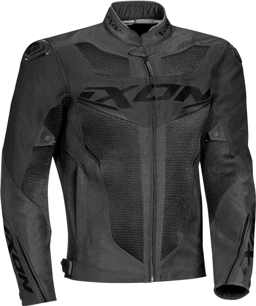 Ixon Draco Zwart Textiele Motorjas