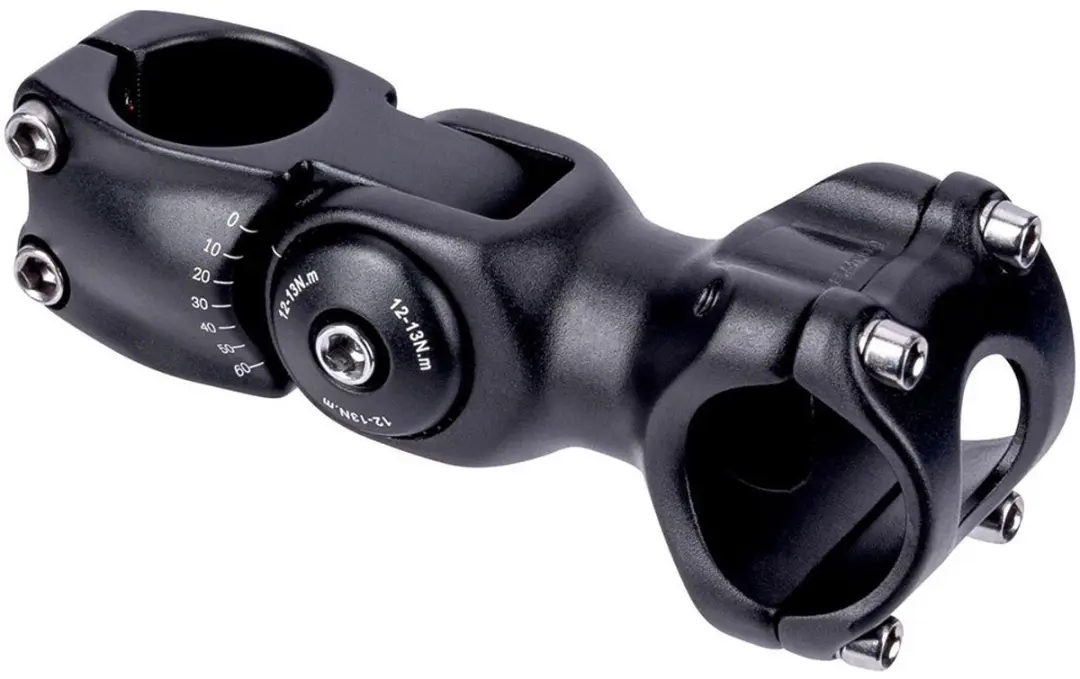 Contec Lida 25.4 Mm Fiets Stuurpen Zwart 90 mm / 0º/+60º