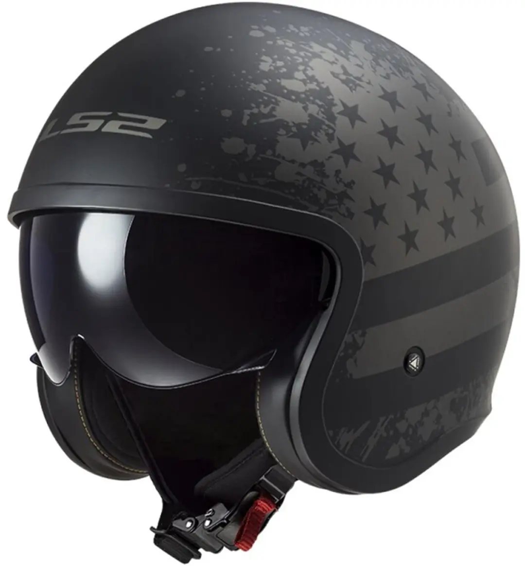 LS2 Spitfire II Mat Zwart Helm