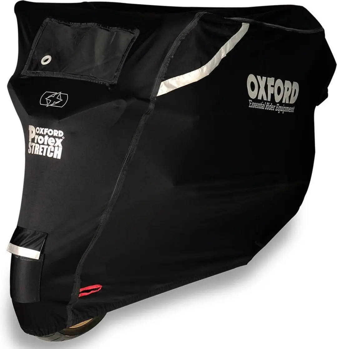 Oxford Protex Stretch Motorhoes CV162 - Zwart met reflectie