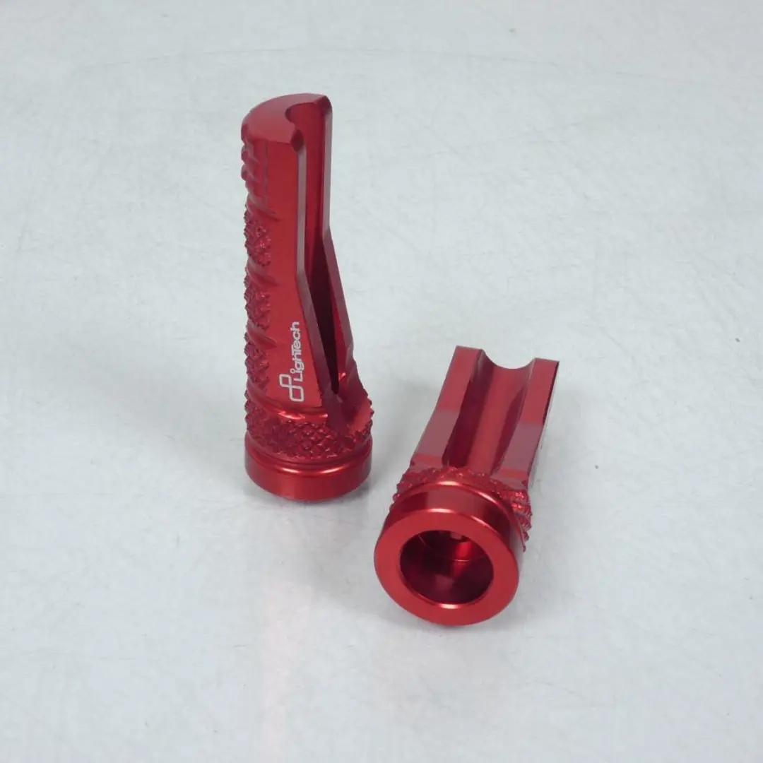 Cale pied Lightech pour Auto FTP001ROS / Rouge / Paire Neuf