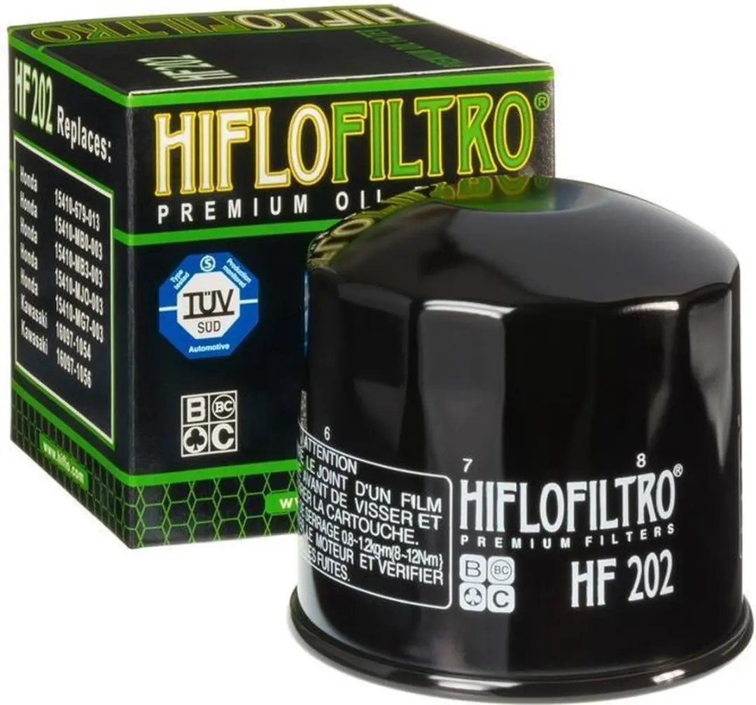 Filtre à huile Hiflofiltro pour Moto Honda 750 Vf C Magna 1982 à 1983 HF202 Ne