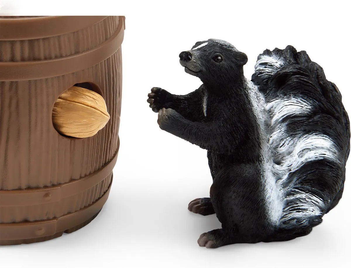 Schleich Wild Life Speelfigurenset Wasbeer & Stinkdier - 5 Stuks