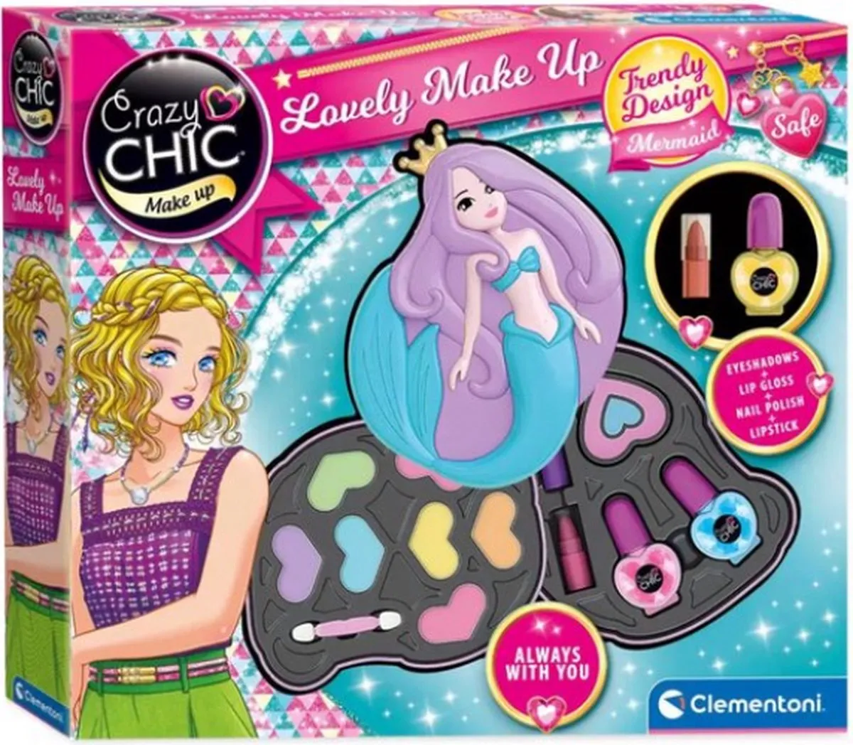 Clementoni Make-upset Crazy Chic Zeemeermin - 13-delig