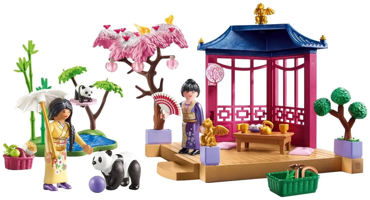 Playmobil My Life Aziatische Tuin met Panda 71762 - Multicolor