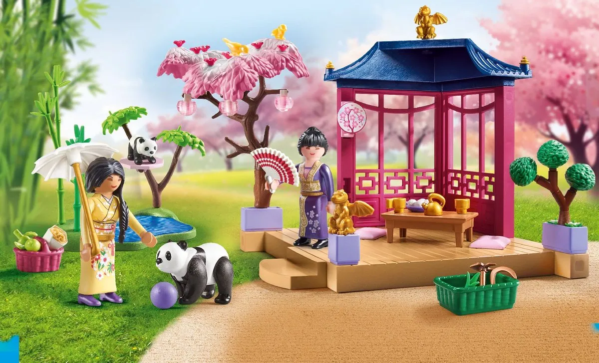 Playmobil My Life Aziatische Tuin met Panda 71762 - Multicolor