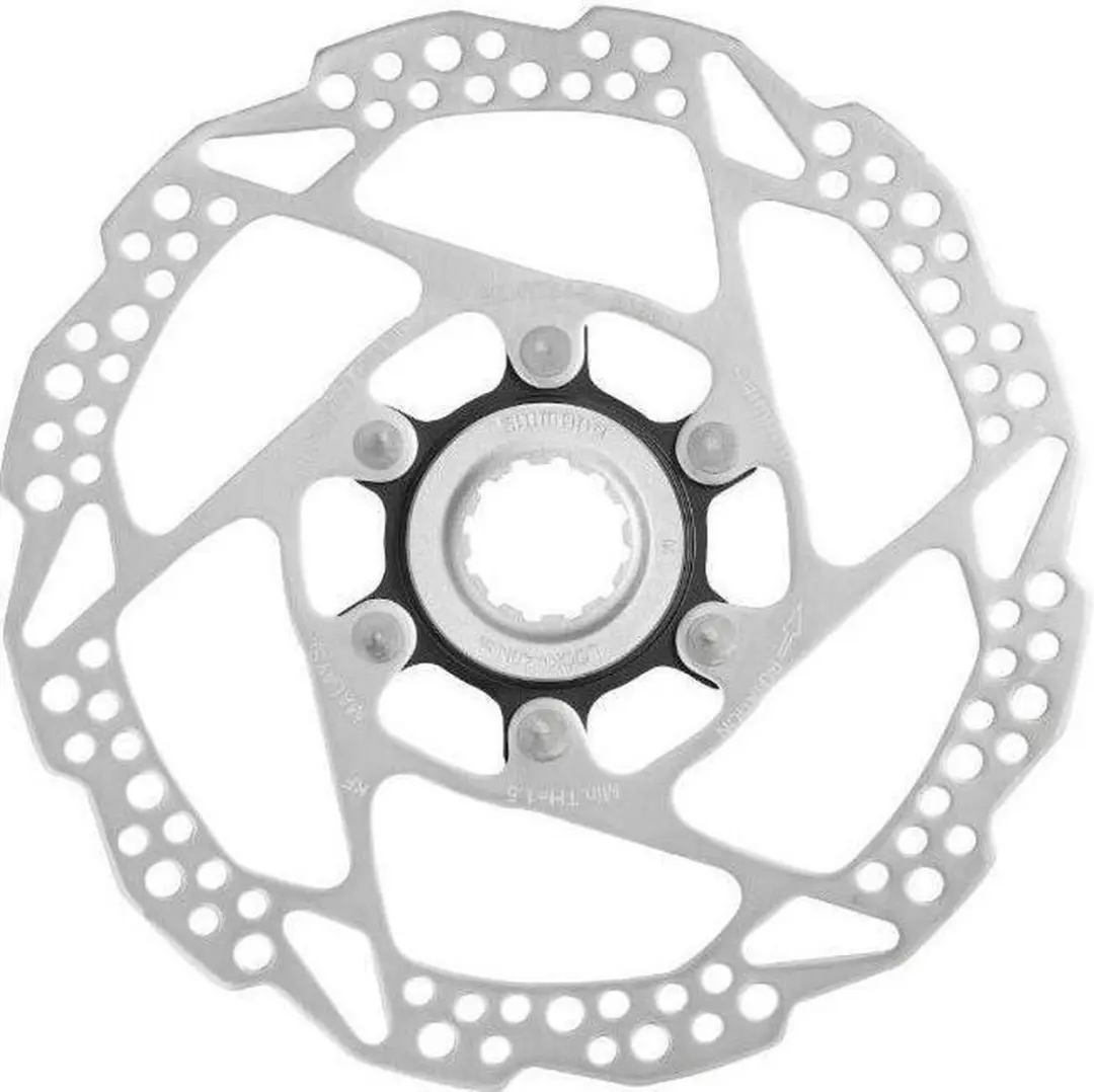 Shimano Remschijf 180mm Centerlock - Zwart/Zilver - afbeelding 5 van 6