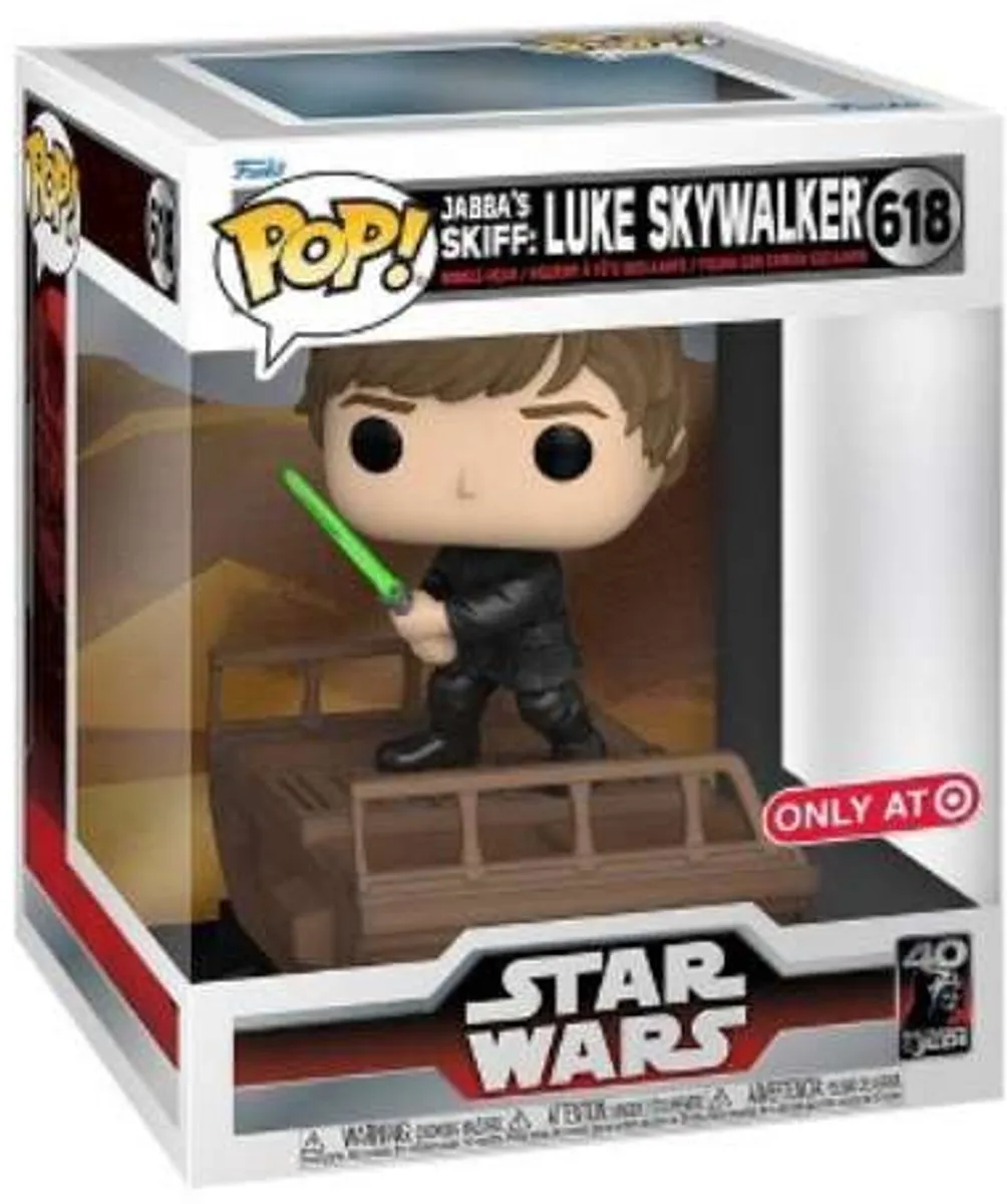 Funko Pop! Jabba's Skiff Luke Skywalker Star Wars 618 - Multicolor