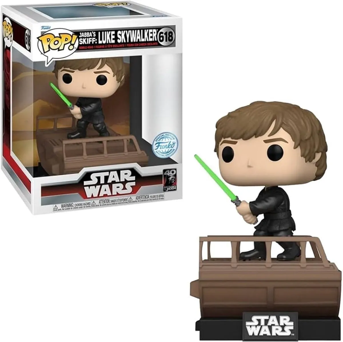 Funko Pop! Jabba's Skiff Luke Skywalker Star Wars 618