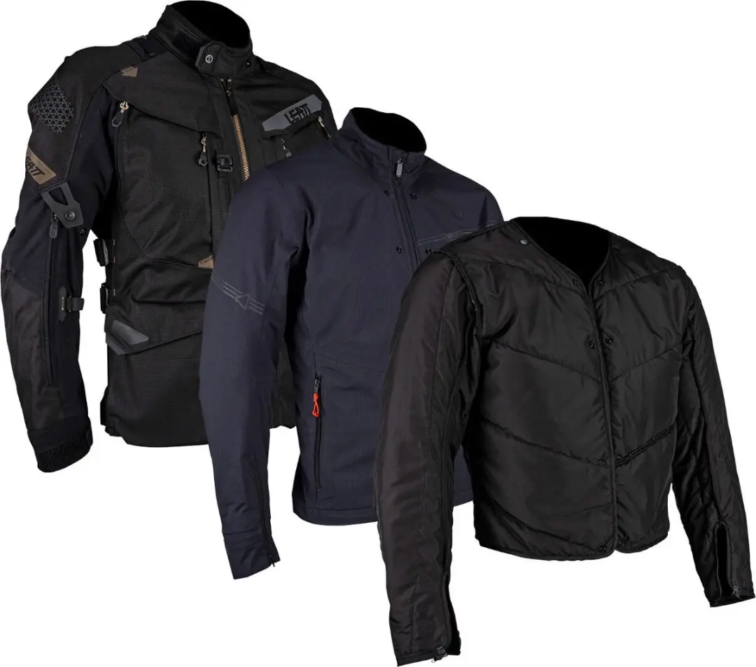 Leatt ADV MultiTour 7.5 Stealth Waterdichte Textieljas - XL