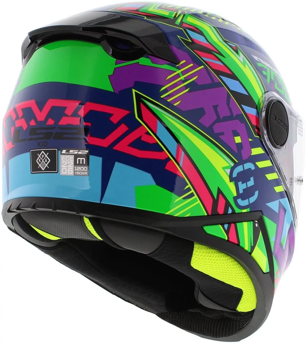 LS2 FF812 Kid Svent Kinder Integraalhelm - S - Blauw Groen