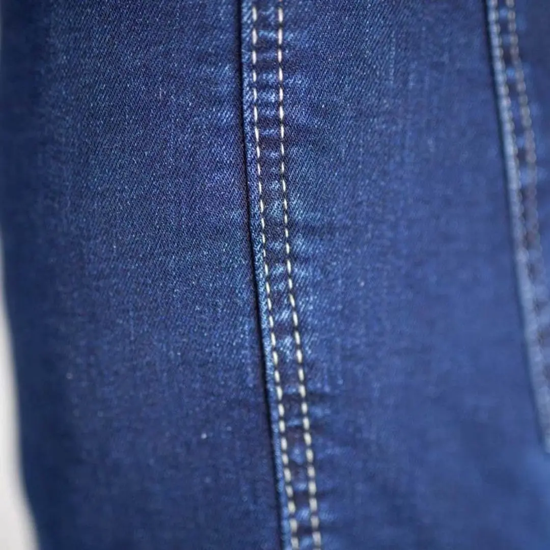 Gms Rattle Slim Dames Motorjeans - Donkerblauw