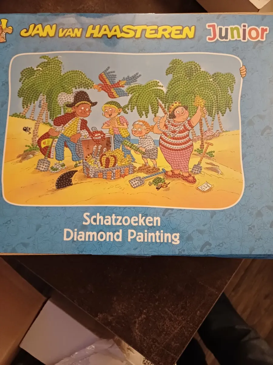 Jan van Haasteren Diamond Painting Kids Schatzoeken - Middel - Mix