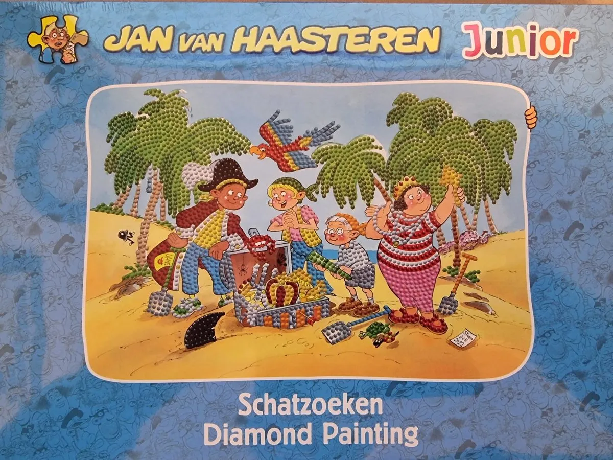Jan van Haasteren Diamond Painting Kids Schatzoeken