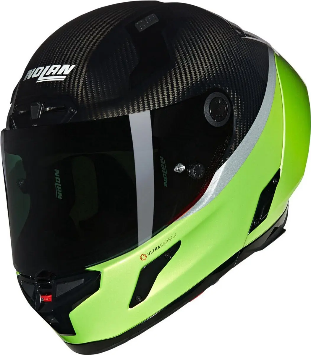 Nolan X-804 RS D.O.C. 347 Carbon Impuls Groen Glossy Integraalhelm