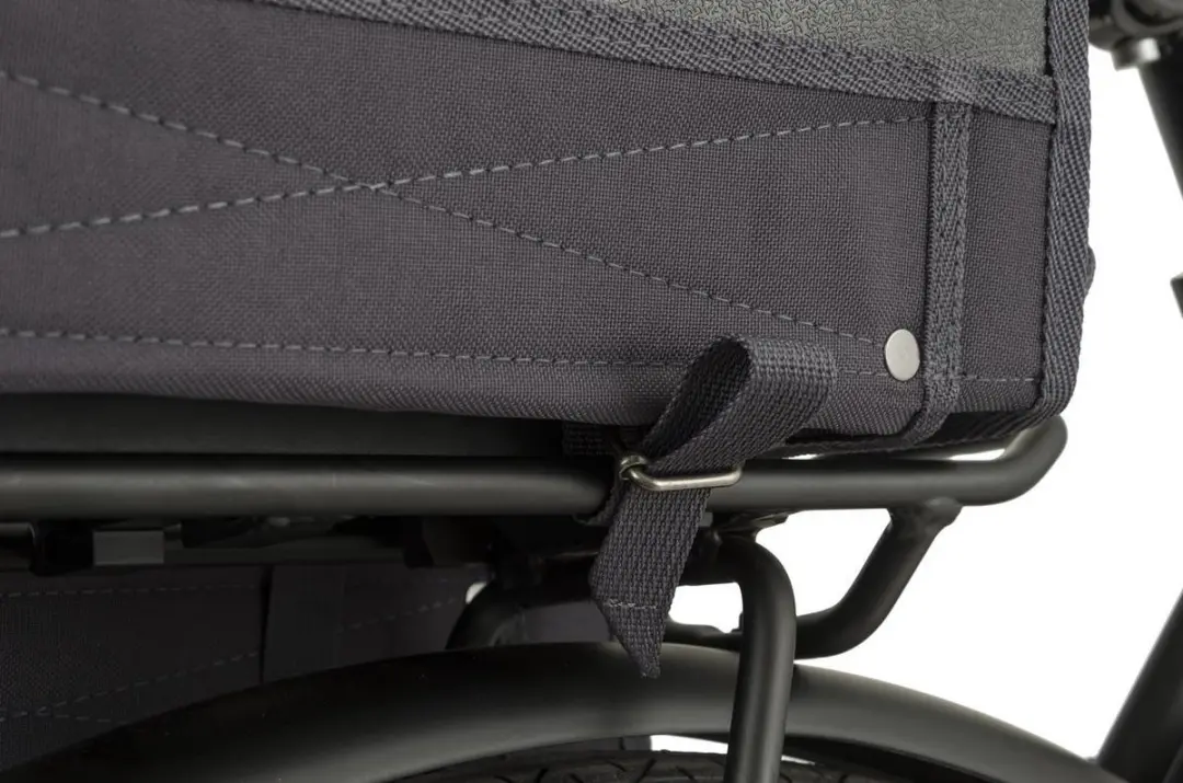 FastRider Hybride Dubbele Fietstas 26L - Grijs