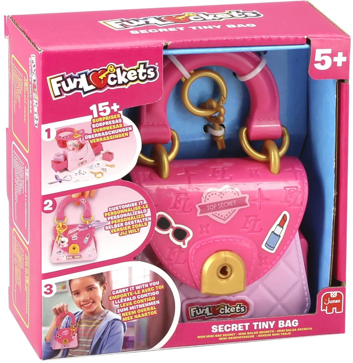 Jumbo FunLockets Mini Geheim Tasje - 15+ Verrassingen