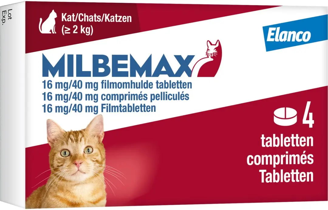 Milbemax Kitten & Kat Anti-wormtabletten 2 Stuks