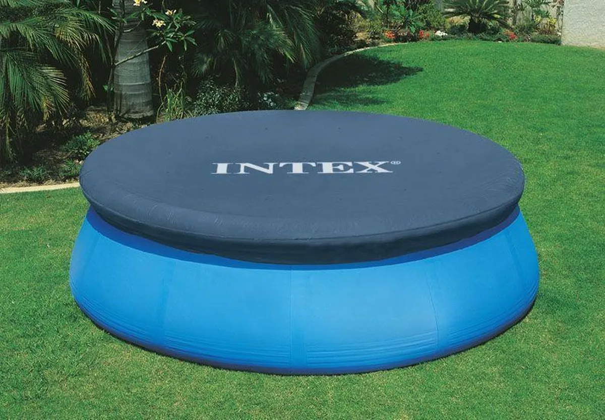 Intex Afdekzeil Zwembad Rond 305cm - Donkerblauw - afbeelding 3 van 3