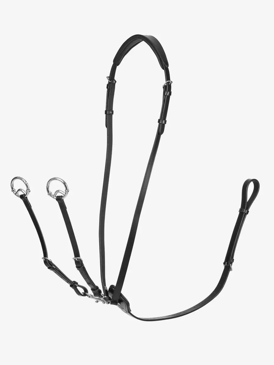 Lemieux Martingaal Kudos Running - Cob Middenbruin-zilver