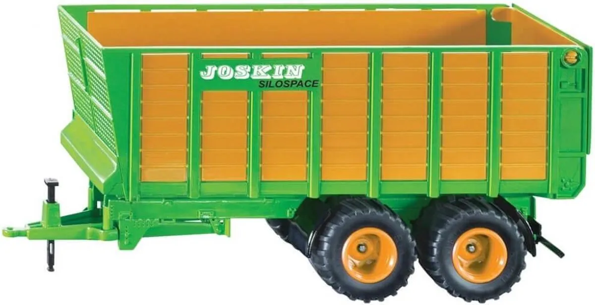 SIKU 2873 Silagewagen 1:32 - Metaal/Kunststof - Groen/Geel