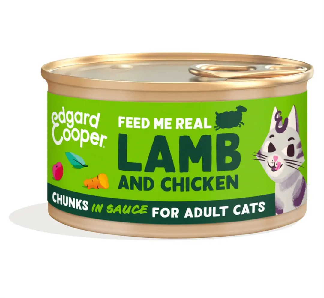 Edgard & Cooper Adult Chunks Natvoer Kat - 24x85g