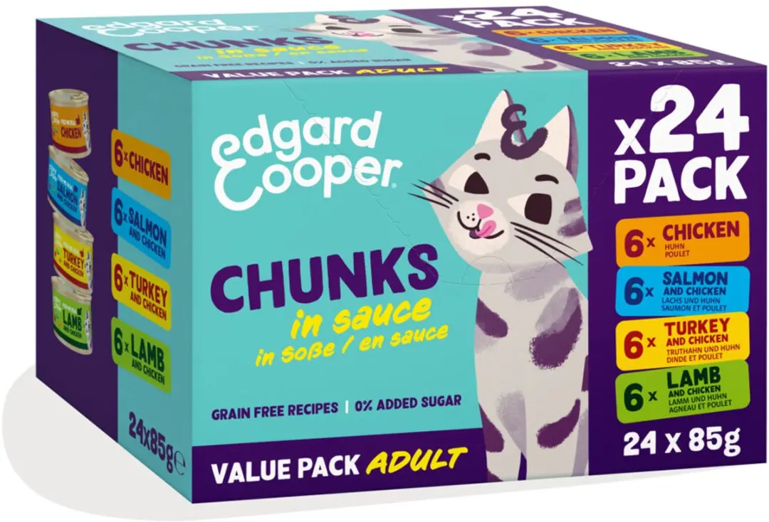Edgard & Cooper Adult Chunks Natvoer Kat