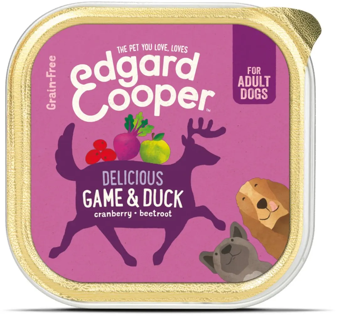 Edgard & Cooper Kuipje Honden Natvoer Wild
