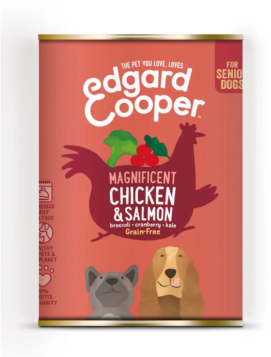 Edgard & Cooper Kip & Zalm Blik 400g