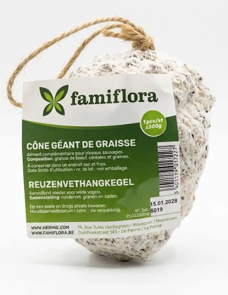 Famiflora Reuzenvethangkegel Dennenappel 300g