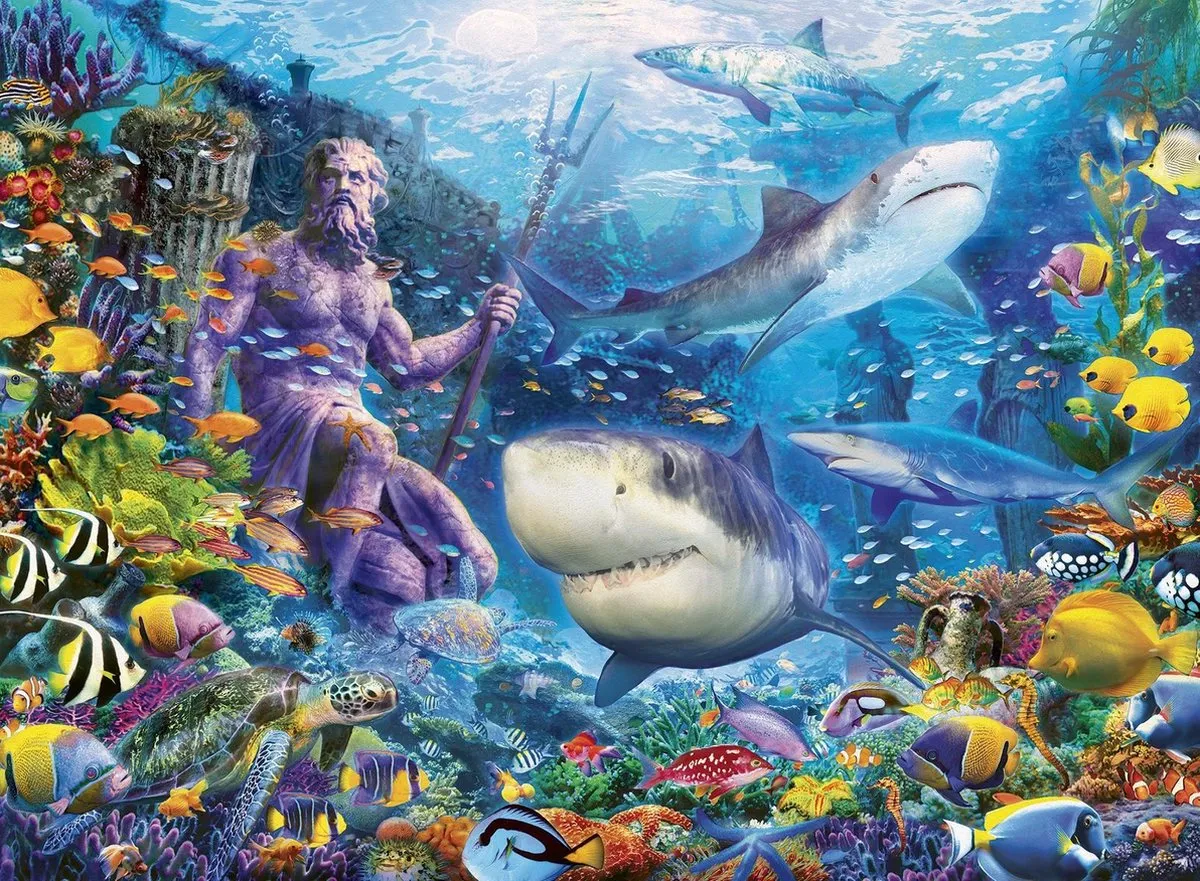 Ravensburger Heerser van de Zee Legpuzzel 500 Stuks - Multicolor