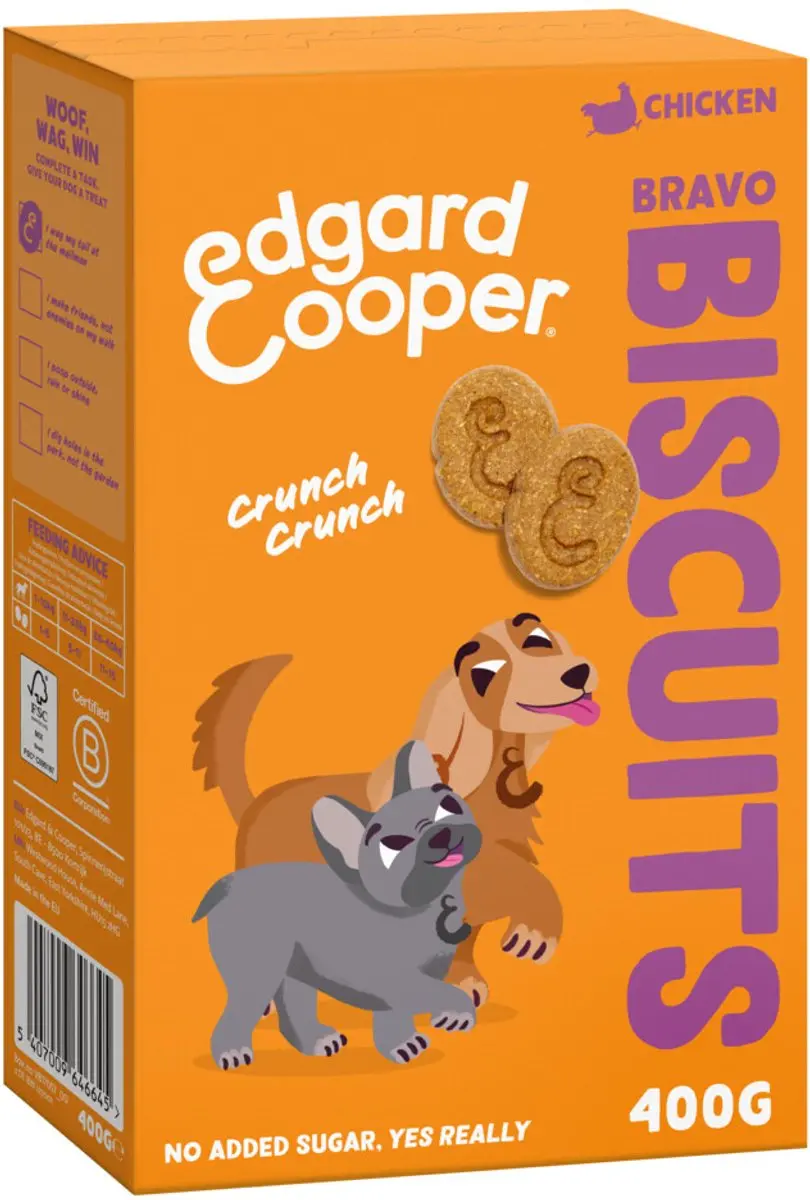 Edgard & Cooper Adult Kip Biscuit 400g