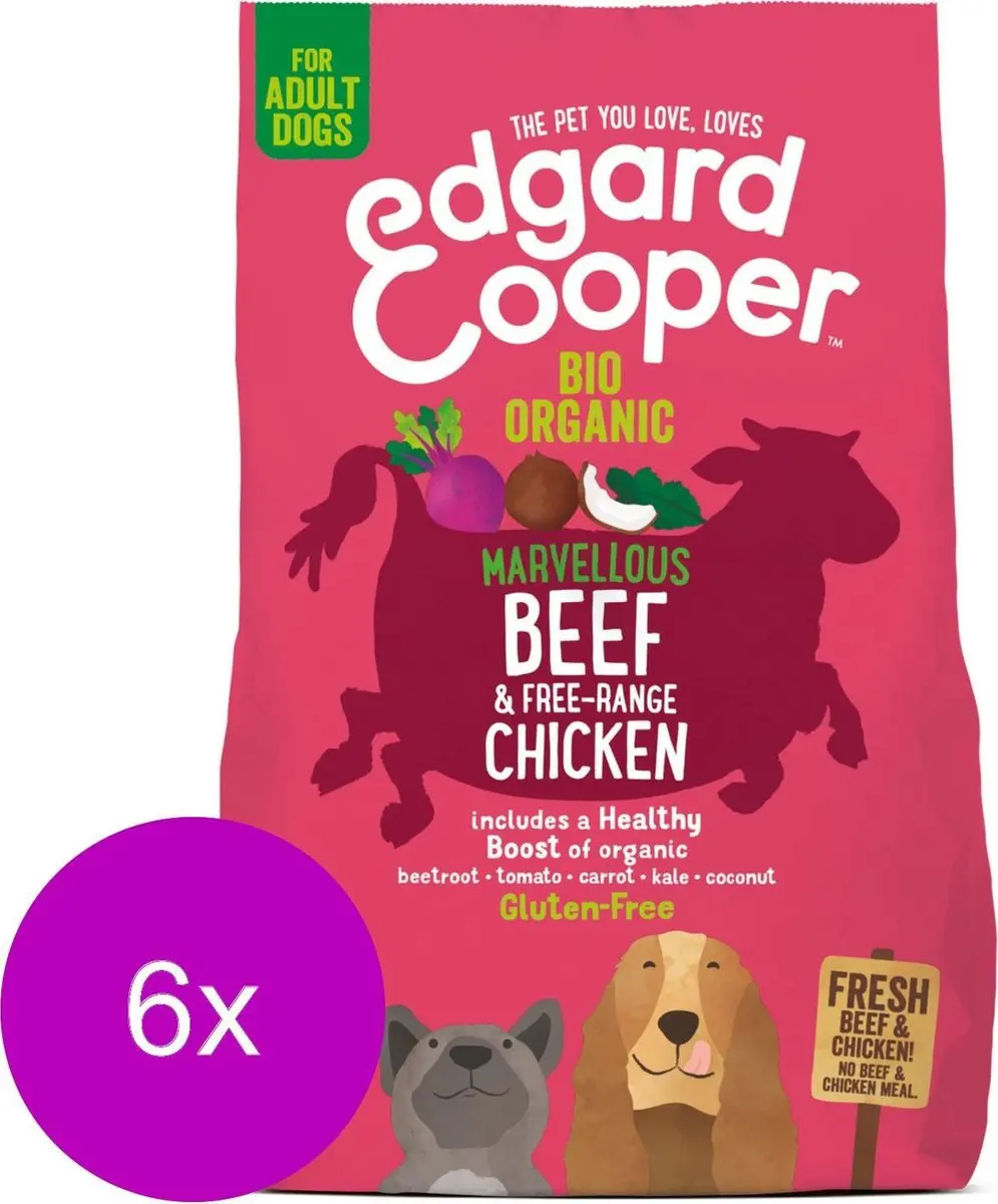 Edgard & Cooper Bio Rund & Kip & Rode Biet Hondenvoer