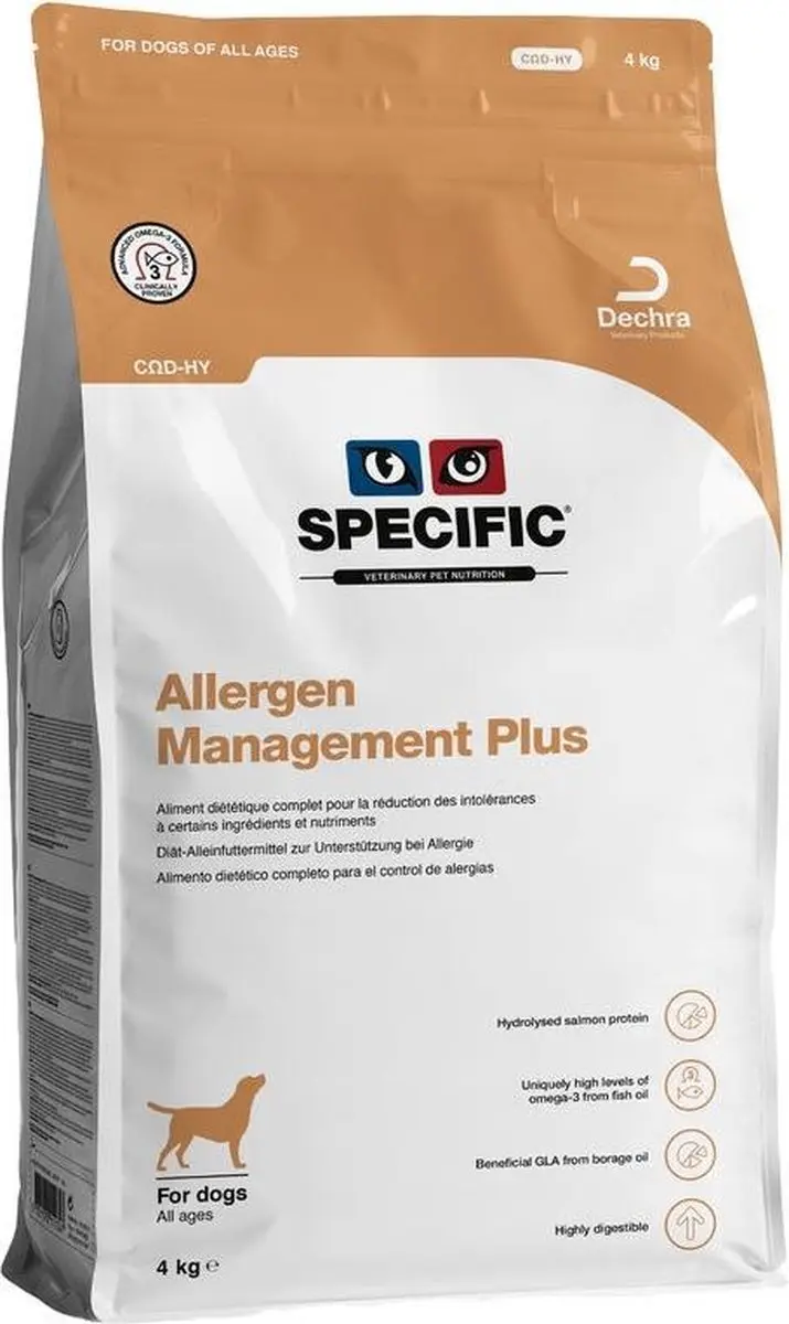 Specific Allergen Management Plus COD-HY 12kg - 3x4kg