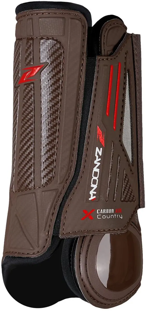Zandona Carbon Air X-Country Achterbeenbeschermers Bruin S