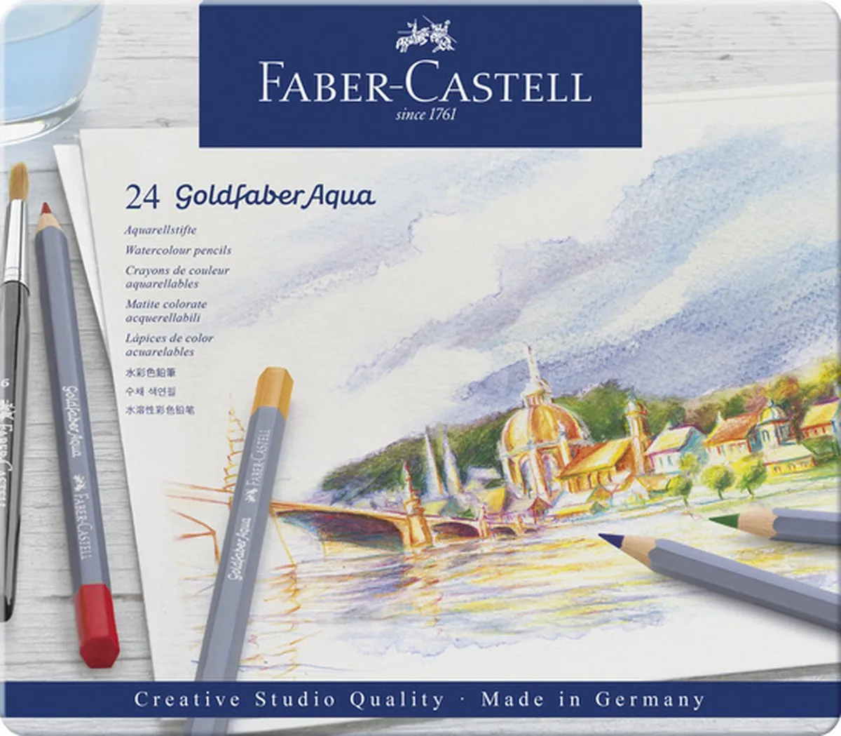 Faber-Castell Goldfaber Aquarelpotloden 24 Stuks - FC-114624