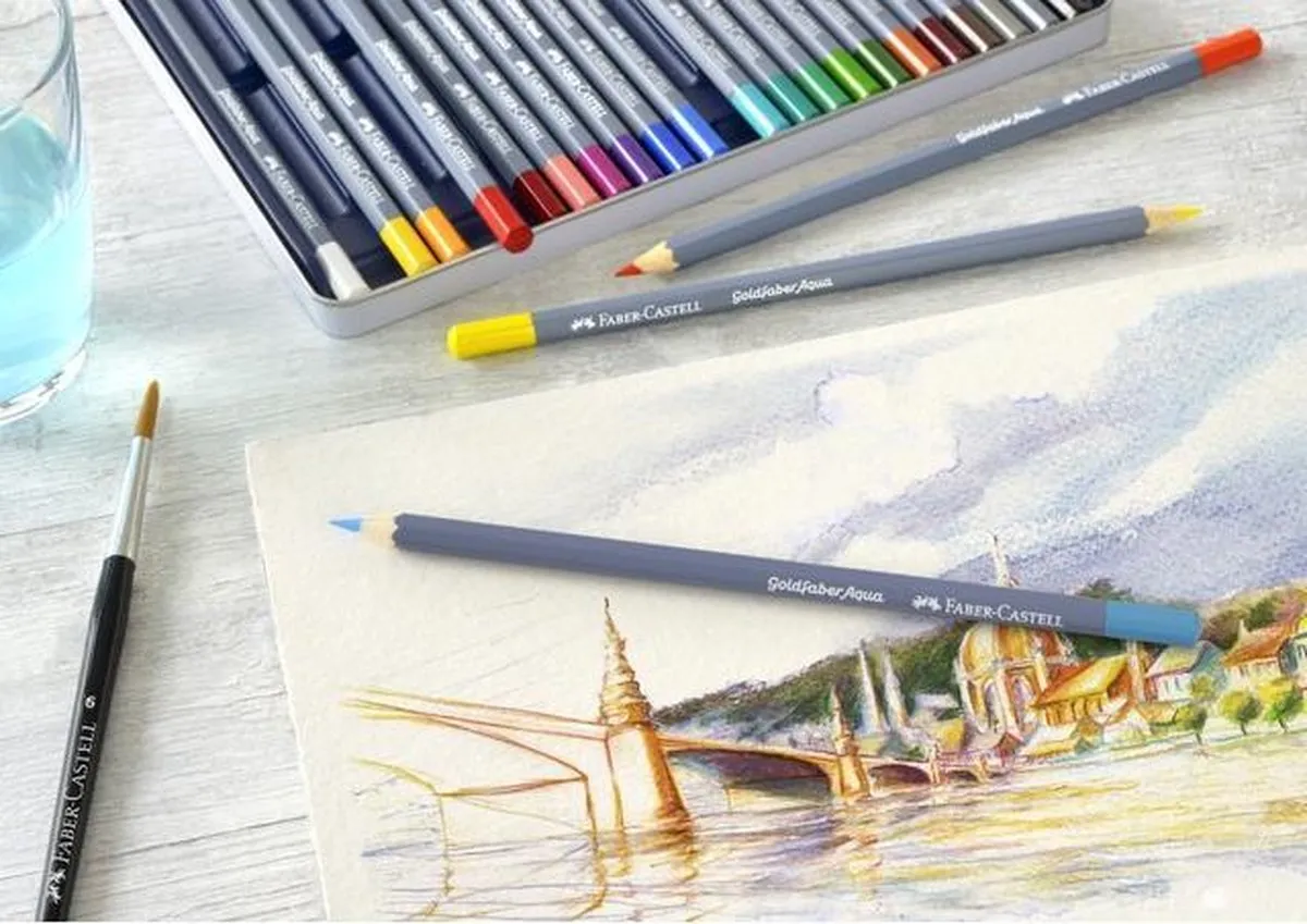 Faber-Castell Goldfaber Aquarelpotloden 24 Stuks - FC-114624