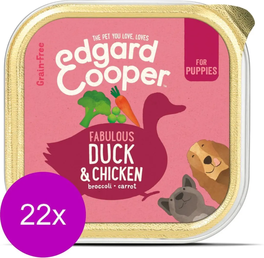 Edgard & Cooper Kuipje Duck Chicken Puppy