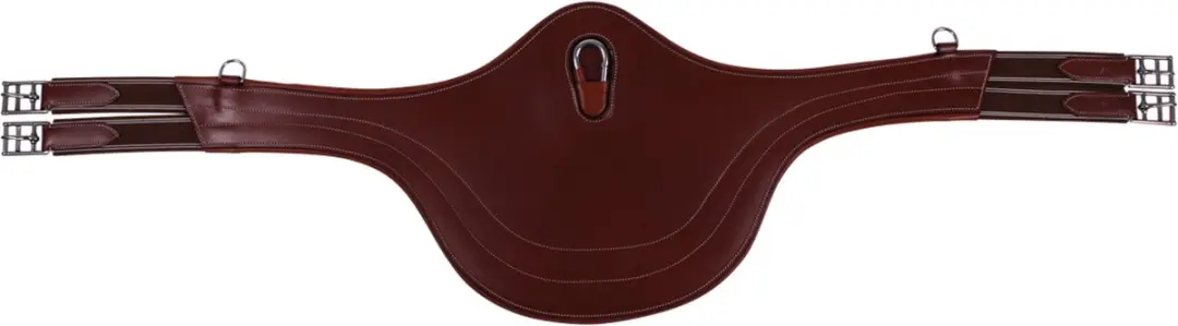QHP Singel Met Buikflap Donkerbruin 135