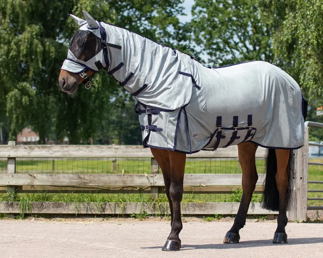 QHP Vliegendeken Donkergrijs 50g - Zomer