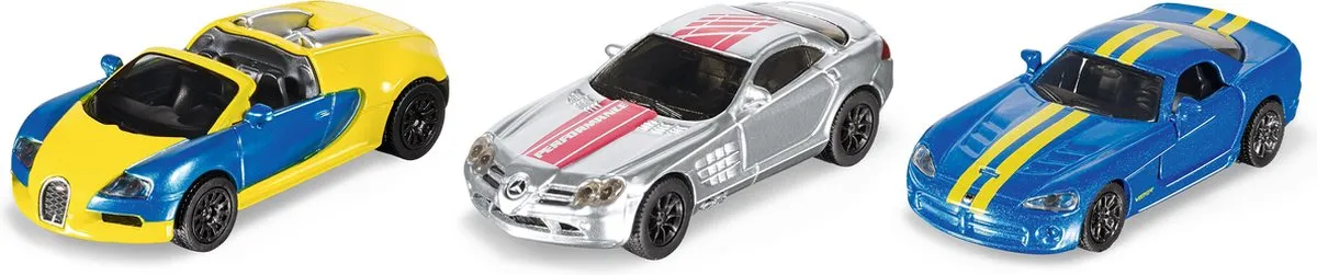 SIKU 3-delige Sportautoset 433618