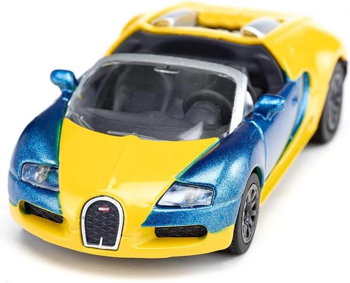 SIKU 3-delige Sportautoset 433618 - Geel/Blauw/Zilver/Rood/Zwart